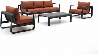 Forza Furniture Forza Liri stoel-bank loungeset 4-delig