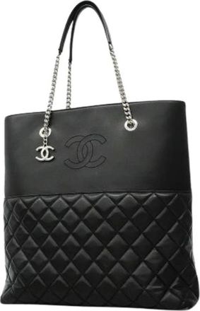 Chanel Pre-owned Tote Bag - Dames - Vintage Shopper - Zwart - ONE Size - Vintage