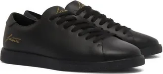 Lacoste Linecourt Low Top Sneaker in Black/black at Nordstrom, Size 11.5
