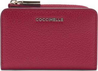 Coccinelle zip card wallet - Red