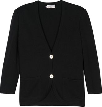 Valentino Garavani 1980s wool cardigan - women - Wool - 42 - Black