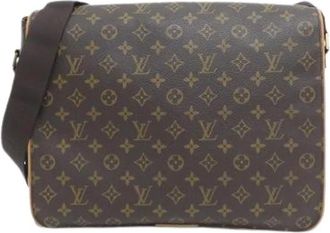 Louis Vuitton Vintage, unisex, Bruin, ONE Size, Tweedehands Canvas Louis Vuitton tassen