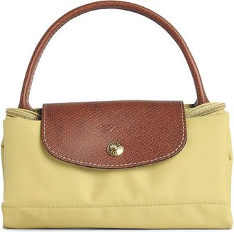 Longchamp Bag With Handle In Pistachio Tela