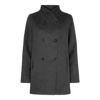 BTF-CPH Cappotto Doppio Petto - - Coats - Donna - Grigio - 2XL
