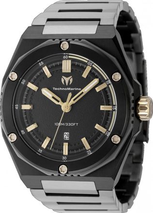 Technomarine TM-416088 Mens Coral Legacy Watch - Black - One Size