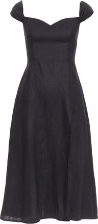 Reformation Bridgton Linen Midi Dress