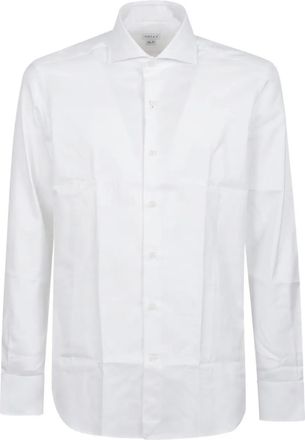 Orian point-collar cotton shirt - Bianco
