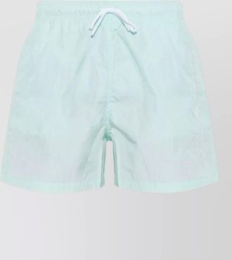 Emporio Armani swim shorts drawstring waist elastic logo side