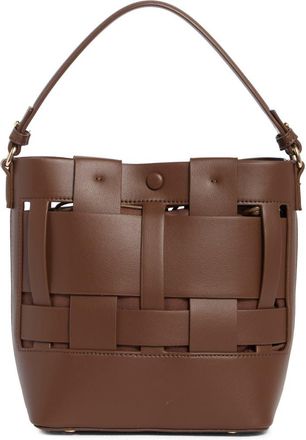 Urban Expression Woven Bucket Shoulder Bag in Chocolate at Nordstrom Rack