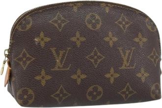 Louis Vuitton Pre-owned Clutches, female, Brown, Size: ONE SIZE Pre-owned Canvas Clutch