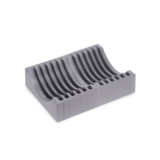 Emuca Kit De Organizadores De Platos Para Muebles, Con Capacidad Para 13 Platos, Pl&aacute;stico, Gris - Emuca