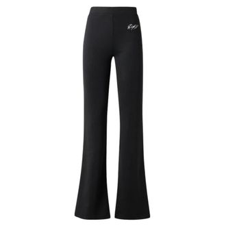 Moschino Dames, Broeken, Zwart, Maat: L