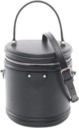 Louis Vuitton Pre-owned Bucket Bag - Dames - Vintage Tas - Zwart - ONE Size - Leer - Vintage