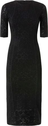 Pinko Arame Dress - Dames - Casual kleedjes - Zwart - XL - Wol - Kleedjes