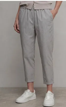 Lareida Leo Ankle Pants In Night Blue White