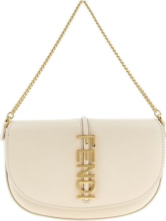 Fendi Fendigraphy Portafogli Beige-Donna