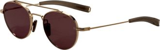 Dita Eyewear Mens 50 mm White Gold Sunglasses
