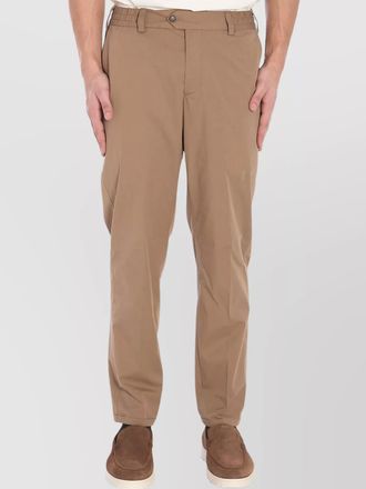 Pantaloni Torino cotton-blend straight-leg trousers