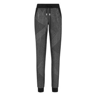 Philipp Plein Trainingsbroeken - Dames - Sweatpants - Zwart - M - Katoen - Broeken