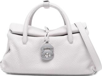 Zanellato Dotta Centauro S - Dames - Handtassen - Wit - ONE Size - Leer - Tassen