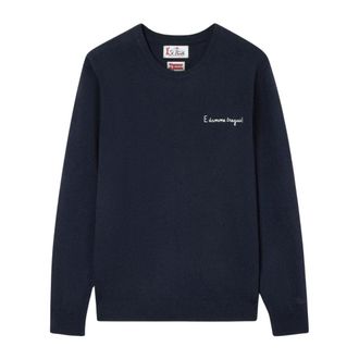 MC2 Saint Barth Heron Sweater - - Knitwear - Uomo - Blu - ONE SIZE