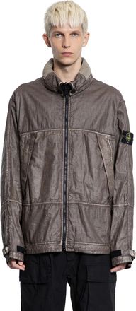 Stone Island 4100040 Raw Linen Plated OVD Parka