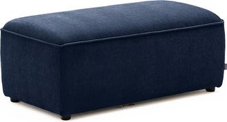 DRAWER Puf para sofá modular de tela - Azul marino