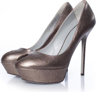 Sergio Rossi Sergio Rossi, plateauhakken met open neus