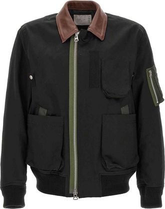 sacai Cotton blouson jacket