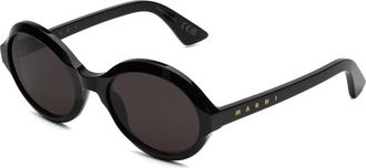 Marni Nozea Zonnebril - unisex - Zonnebrillen - Zwart - 55 MM - Accessoires