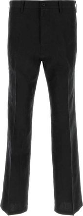 Prada Black Flat Front Pants