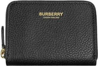 Burberry Ritshanger Portemonnee - Dames - Accessoires - Zwart - Maat: ONE Size Leer
