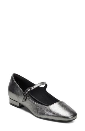 Rockport Niya Mary Jane Flat in Pewter at Nordstrom, Size 7.5