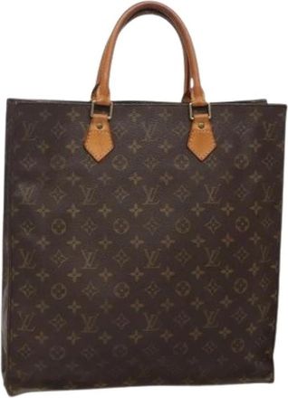 Louis Vuitton Tweedehands Canvas Louis Vuitton tassen - Dames - Vintage Shopper - Bruin - ONE Size - Leer - Vintage