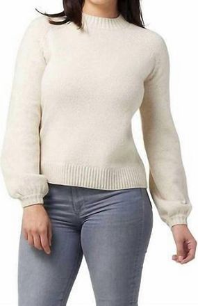 Smartwool Womens Cozy Lodge Bell Sleeve Sweater In Natural Heather
