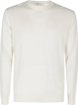 FILIPPO DE LAURENTIIS Maglione girocollo in maglia fine - Toni neutri