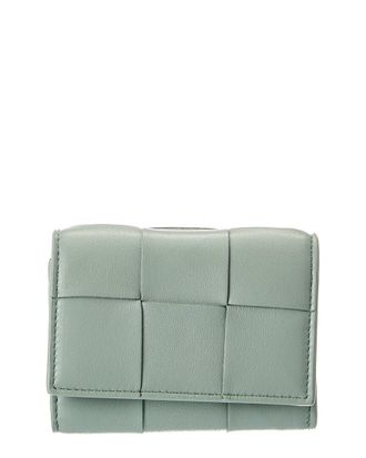 Bottega Veneta Envelope Small Intreccio Leather Card Case