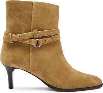 Isabel Marant Meyli Suede Ankle Boots - Taupe - 40 (IT40/ UK7)