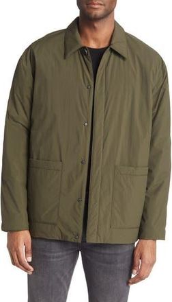 Frame Denim Puffy Workwear Jacket in Military Green at Nordstrom Rack, Size X-Large