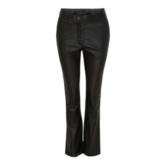BTF-CPH Btfcph - Skinny Leren Broek - Dames - Broeken - Zwart - Maat: L Leer