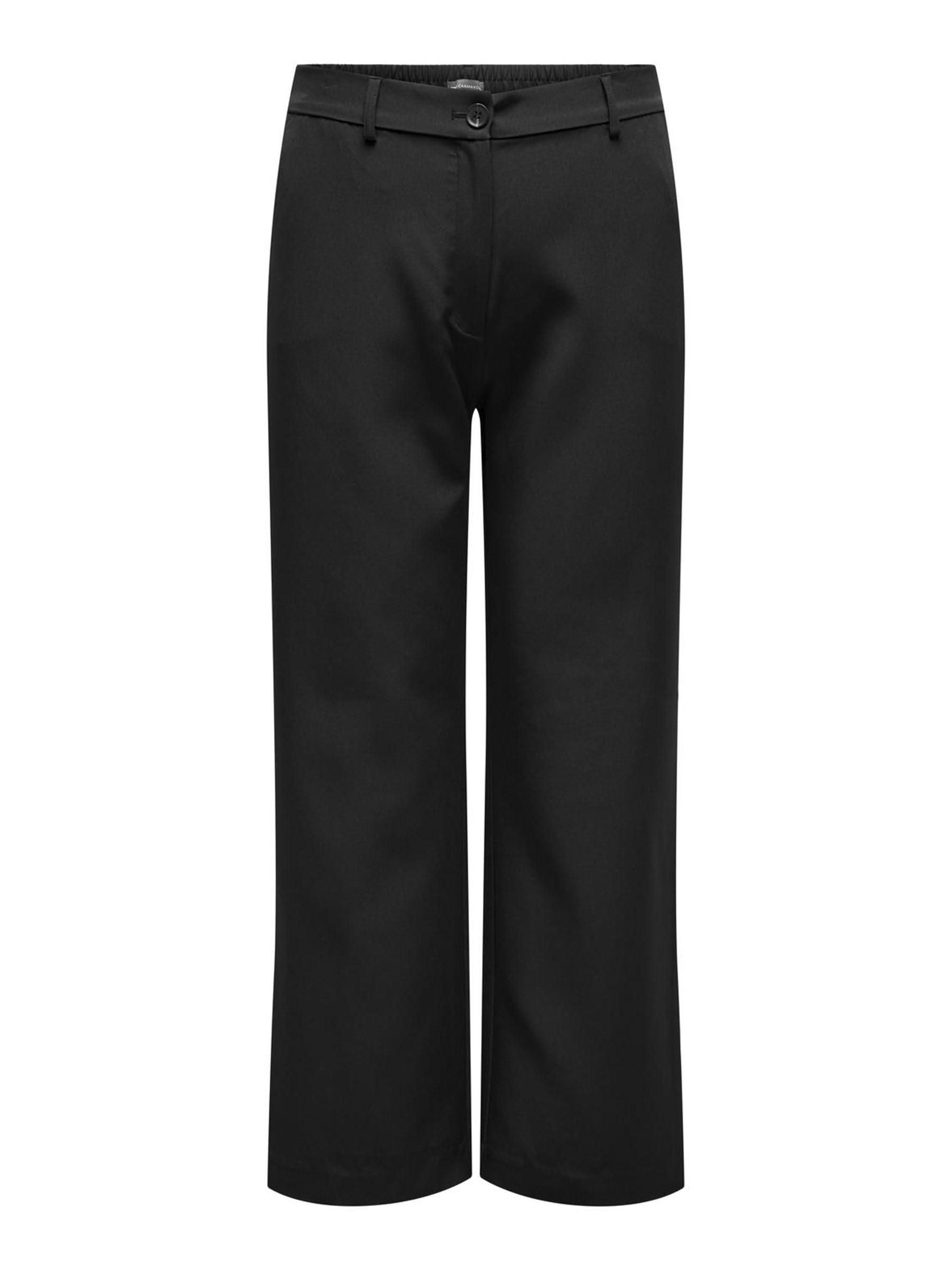 ONLY CARMAKOMA Weite Hose Mit Muster – Bequem, Elastischer Bund (Gr. 48, Cloud Dancer)