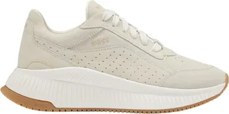 HUGO BOSS Schoenen, Dames, Beige, 40 EU, Boss Ttnmevo_Runn_Sd sneakers