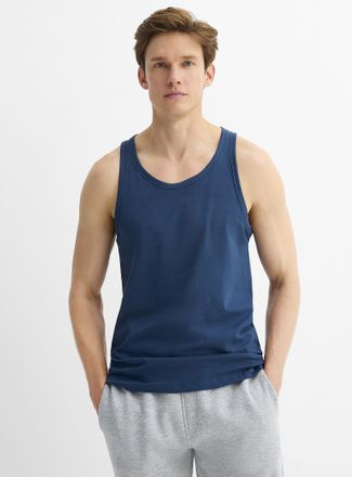 Le 31 Mens 100% organic cotton Tank Top Standard fit