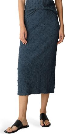 Eileen Fisher Organic Cotton & Recycled Nylon Skirt in Cold Spring at Nordstrom, Size Xx-Small