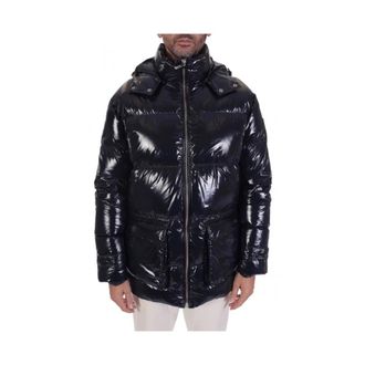 Karl Lagerfeld Opblaasbare Jas met Afneembare Capuchon - Heren - Winterjassen - Blauw - 2XL - Jassen