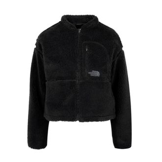 The North Face Zwarte Teddy Fleece Jas - Dames - Fleece jassen - Zwart - L - Fitness