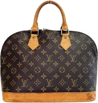 Louis Vuitton Pre-owned Handbags, female, Brown, Size: ONE SIZE Pre-owned Alma Monogram Handbag