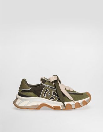 Dolce & Gabbana Dg Country Road Fabric Sneaker - Man Sneakers Multicolor 40.5