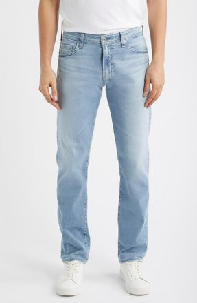 AG - Adriano Goldschmied Graduate Cloud Soft Denim Slim Straight Leg Jeans in Saltillo at Nordstrom, Size 33 X 32