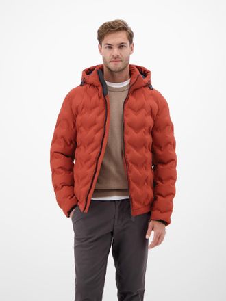 Lerros Steppjacke LERROS LERROS Herren Funktions-Steppjacke, Herren, Gr. L, burnt rot, 100% Polyester, Jacken Steppjacke, Wasser- und windabweisend, atmungsa